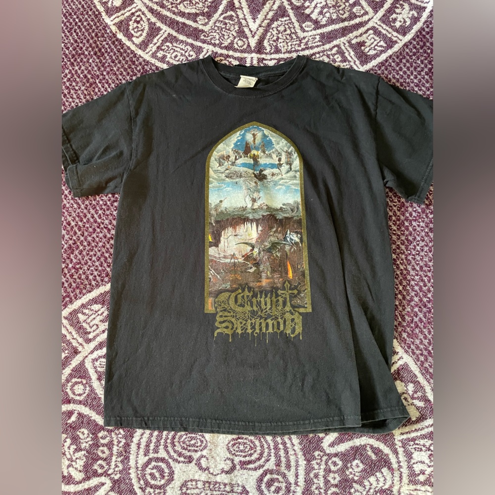 Crypt Sermon t-shirt Metal Graphic tee